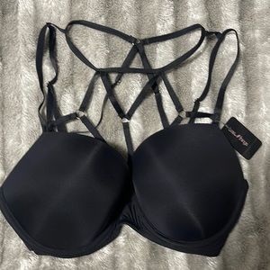 Bras N Things - Women’s Demi Push Up Strappy Sexy Bra. Size 36D/14D
